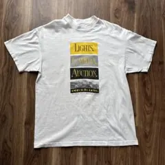 【Hanes BEEFY-T】90s シングルステッチ アート 企業 Lのサムネイル
