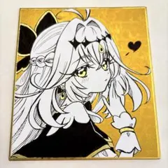 手描きイラスト ミニ色紙 名探偵プリキュア 森亜るるか キュアアルカナ