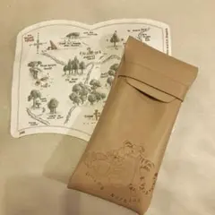 くまのプーさん　メガネケース　メガネ拭き　JINS