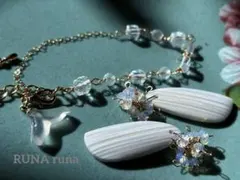 RUNA runa ホエールテールホワイトカルセドニー