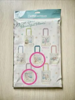 ダッフィーアンドフレンズ　トートバック　ダッフィーとシェリーメイ