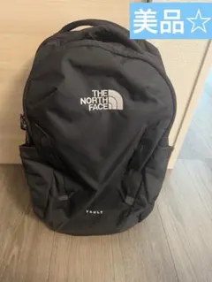 美品THE NORTH FACE VAULT バックパック ブラックユニセックス
