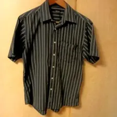 Edwin ストライプ柄 半袖シャツ Mサイズ