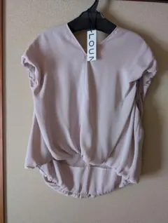momoandkurumi様専用　LOUNIE 半袖ブラウス ペールピンクのサムネイル