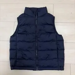 UNIQLO ユニクロキッズ ライトウォームパデットベスト 120 ネイビー