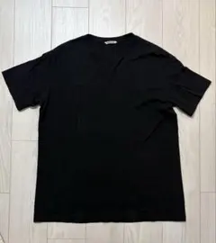 n*o様 AURALEE コットン クルーネック Tシャツ ブラックのサムネイル