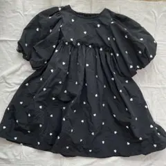 ローリーズファームキッズ　ハート刺繍ワンピース　140-150
