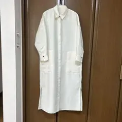 Demi-Luxe BEAMS シャツワンピース オフホワイト