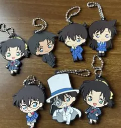 名探偵コナン ラバーマスコット 7種セット