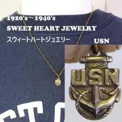 40s スウィートハートジュエリー 国章 シルバー 米軍 ARMY イーグル