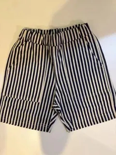 週末限定セール⭐︎定価の半額　ストライプハーフパンツ ネイビーとホワイト