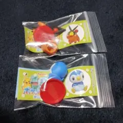 ポケモンのチョコエッグ旅立ちの3匹 　ポッチャマ　ポカブ　各１点2個セット