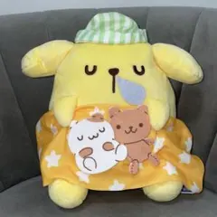 ポムポムプリン プリンのハッピールーティン だきつきポシェット