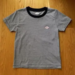 美品 DANTON ダントン ボーダー Tシャツ キッズ 135cm ネイビーのサムネイル