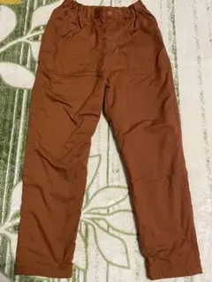 長ズボン 150 UNIQLO 裏起毛 オレンジブラウン