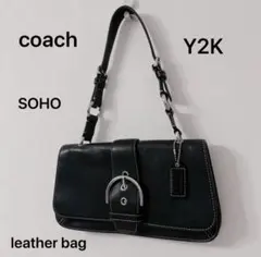 y2k coach Black bag SOHO フェアリーグランジ コーチ