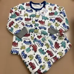 新品　車プリント長袖パジャマセット100