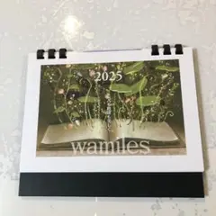 2025年 卓上カレンダー wamiles 令和7年