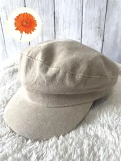 【AZUL by moussy】スエード風ハンチング帽　ベージュカラー