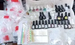 Eccentric MAG ネイル用品まとめ売りジェルインクチップラインストーン