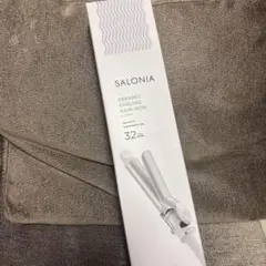 【新品未使用】SALONIA ヘアアイロン 32mm ホワイト