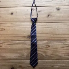 キッズ ネクタイ ネイビー ストライプ
