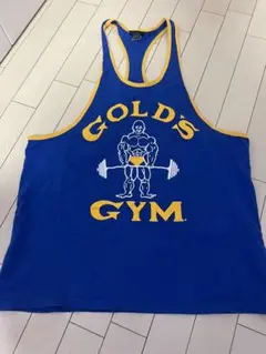 GOLD'S GYM リンガータンクトップ L ネイビー 横川尚隆 ゴールドジム