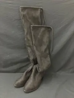 黒いニーハイブーツ 23センチ