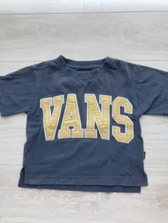 VANS ロゴTシャツ ネイビー キッズ SMALLのサムネイル