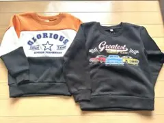 男児厚手トレーナー 110センチ2点セット