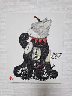 ヒグチユウコ　完売品 ギュスターヴくん 複製画 1 ヒグチユウコ複製画 ギュスターヴくん1の通販 by ぽん's shop