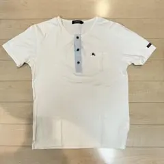 BURBERRY BLACK LABEL ヘンリーネック Tシャツ ホワイトのサムネイル