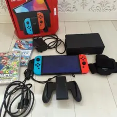 Nintendo Switch 有機ELモデル ソフト2本付き 完品セット