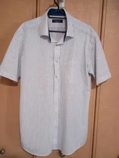 hiromichi nakano 半袖シャツ ストライプ ビジネス