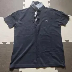 Burberry ブラックレーベル　ネイビー ポロシャツ