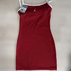 Jordan キャミワンピースレッド Mサイズ