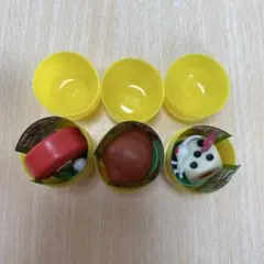 ピクミン　チョコエッグ　青ピクミン、パンモドキ、 白ピクミン