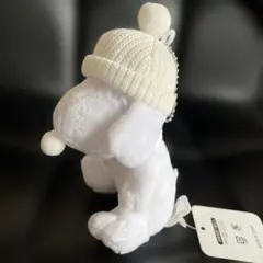 真っ白なスヌーピー　キーホルダー