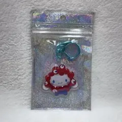 シナモロール　ミャクミャクなりきりぷっくり立体キーホルダー　大阪関西万博