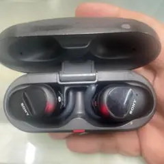 ④ 通電ジャンクSONYワイヤレスイヤホンWF-SP800N