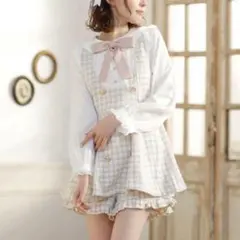 LIZLISA ツイードセットアップ ベージュ