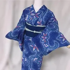 希少サイズ　トールサイズ　高級浴衣　紫陽花　浴衣　有松絞り　蜘蛛絞り　手縫い 希少サイズ トールサイズ 高級浴衣 紫陽花 浴衣 有松絞り 蜘蛛絞り