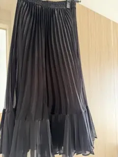 ランバンオンブルー　プリーツスカート 38