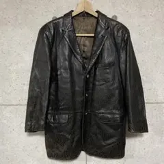 ヴィンテージ古着 ラムレザー テーラドジャケット