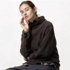 UNIQLO ソフトニットフリースリブハイネック