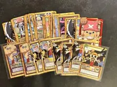 初期 絶版 ワンピースカードダス ハイパーバトル 麦わらの一味他 30枚