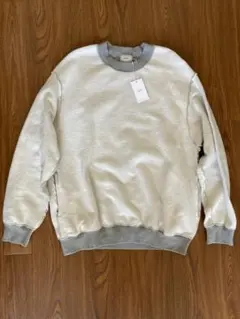 EVCON フリース ホワイト スウェット　新品未使用