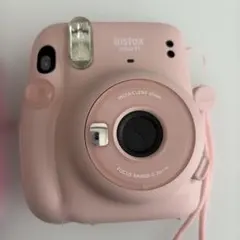 instax mini 11 チェキ ピンク ハート型ケース付き