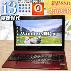 美品✨NEC LAVIE オフィス2021付 SSD256GB Win11Pro