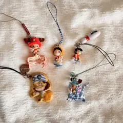 ONE PIECE ストラップ 5個まとめ売り